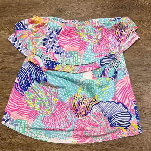 Lilly Pulitzer Roar of the Seas Strapless Top - Picture 2 of 5